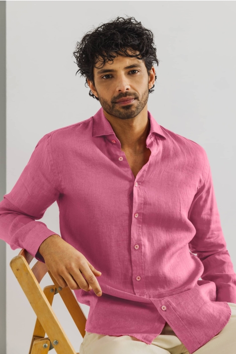 State of Art shirt ls plain linen